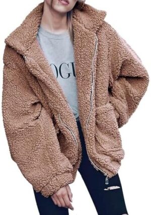PRETTYGARDEN Women's Fashion Winter Coat Long Sleeve Lapel Faux F...