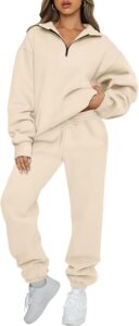 Cozy and Stylish: AUTOMET Women's 2 Piece Sweat suit Set – The Ultimate Casual Outfit