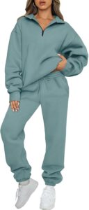 Cozy and Stylish: AUTOMET Women's 2 Piece Sweat suit Set – The Ultimate Casual Outfit